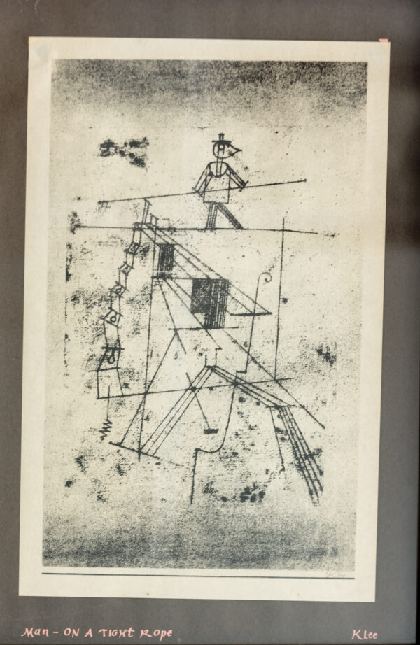 Man on tight rope - Paul Klee